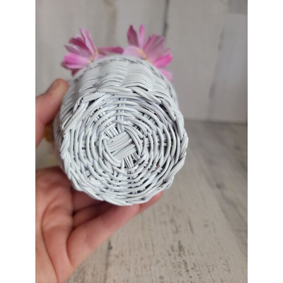 Annalee spring chick wicker basket Easter flower home decor - Picture 8 of 8